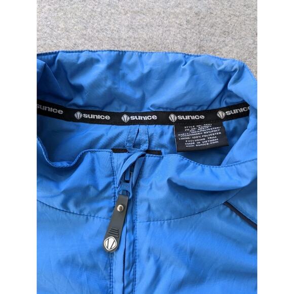 Sunice Windbreaker Jacket Mens Size XL Blue 1/4 Zip Lightweight Golfing - Picture 2 of 8